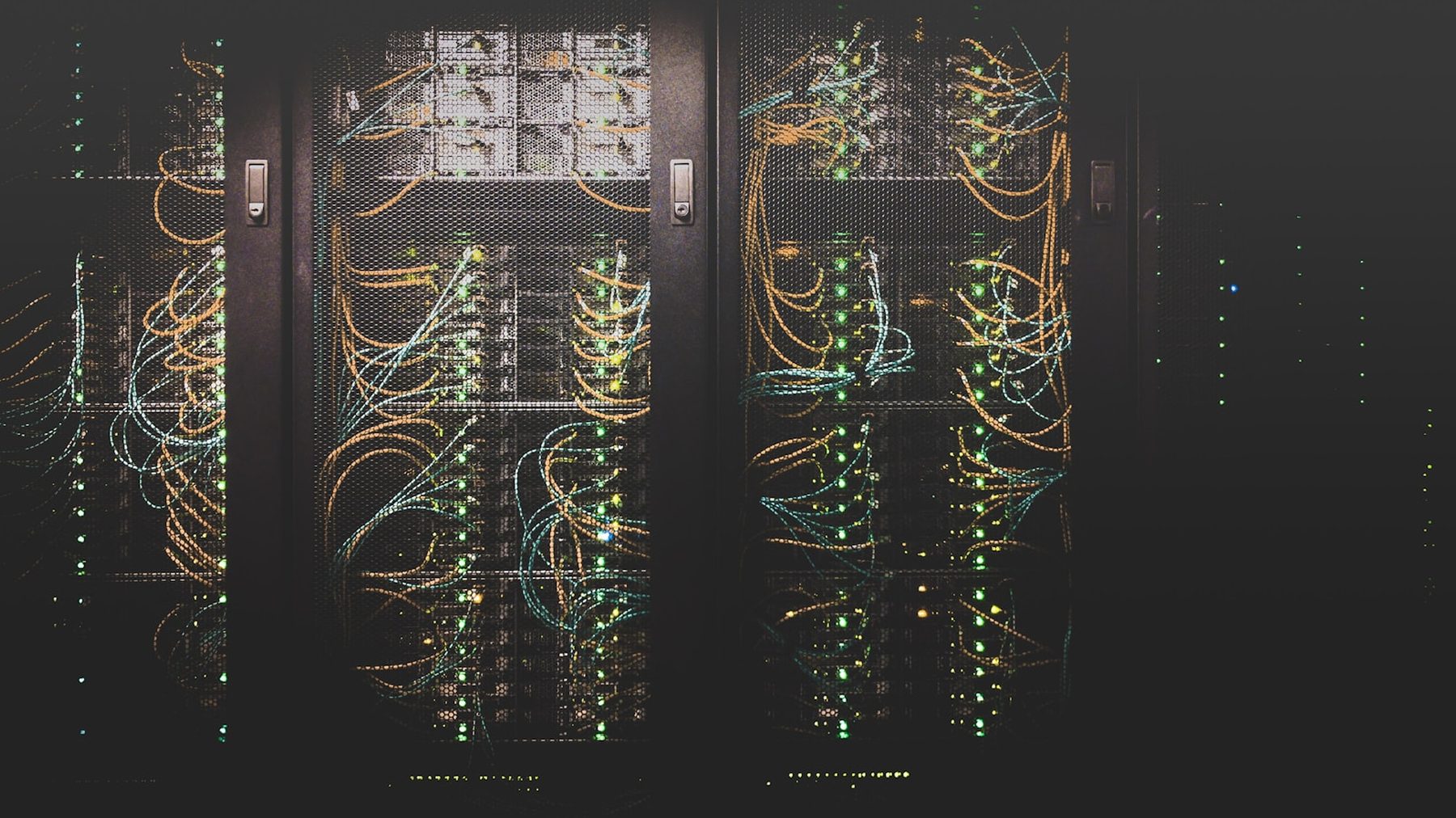 Data centre cabling and equipment racks